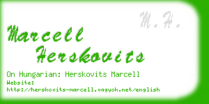 marcell herskovits business card